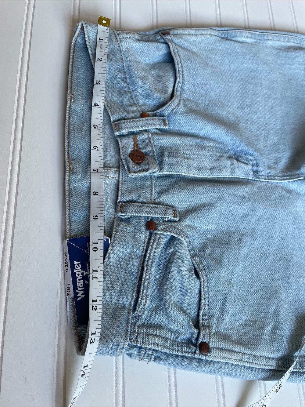 NEW Wrangler Women Cowboy Cut Slim Bleach Jeans 0/25x 36 Western Country Cowgirl - Picture 5 of 15